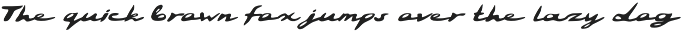 SunfadeMotel Handwritten Bold Script font preview