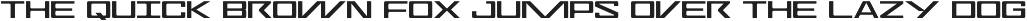 Airtight: Tech Display Font preview