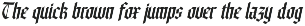 CS Mistbane – Blackletter Font preview