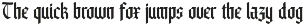 CS Mistbane – Blackletter Font preview