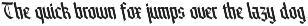 CS Mistbane – Blackletter Font preview