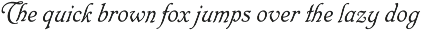 Blumenlied - Script font preview