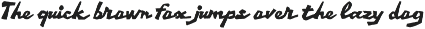 Shady Rocks Handcrafted Display Font preview