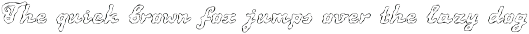Ever Liminal Handwritten Outline font preview
