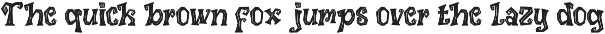 Keramat | Display Horror Font font preview