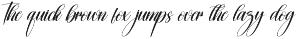 Antique | Script Font preview