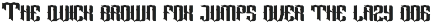 Zeuz Gamer - Modern Font preview