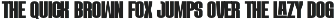 DEARLINER - Modern Font preview