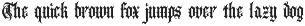 Golyath Blackletter Tattoo Font preview