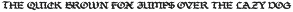 Bandosa - Handmade Blackletter Font font preview