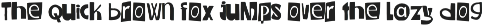 ST Wooble Ransom – Experimental Font preview
