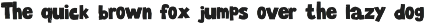 CARVE Rough Display Font preview