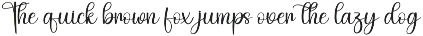 Lucky | Script Font preview