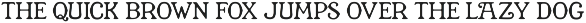 Hubano — Cigar box font preview