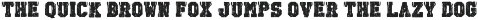 Bad Bold Grunge font preview