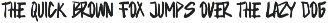 Devil Parasite - Horror Display Font preview