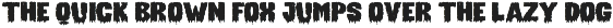 Brain Eater - Scary Bold Font preview