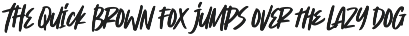 Dalton John – Quick Brush Font preview