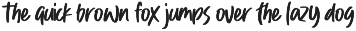 Effervescent – Quick Brush Font preview