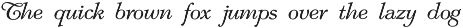 Vintage Italic Serif Font preview