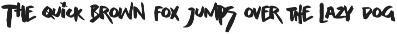 Dissfunction – Annoying Brush Font preview