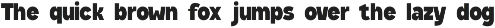 Mogrel - Heavy Bold Inktrap Font preview
