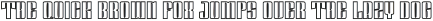 Branz Hazen - Modern Font preview