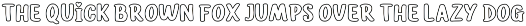 Little Outline Font preview