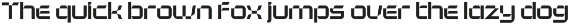 Nexora Futuristic Display Typeface preview