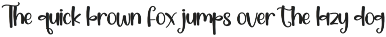 Autumn | Script Font preview