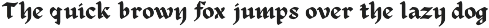 Elgarde Modern Blackletter Font preview