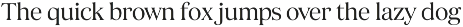 JUST Serif Modern Editorial Typeface preview