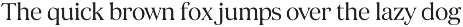 JUST Serif Modern Editorial Typeface preview