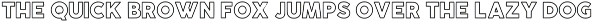 Notes Outline Font preview