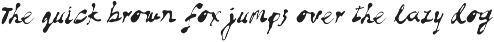 Reckless Bleed Ink Script Font font preview