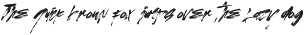 Blaze Fury | Aggressive Brush Font preview