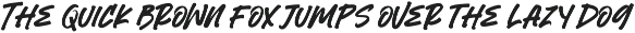Sark Rebels Display Brush Font preview
