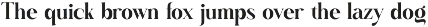 Random Elegant Serif Font preview