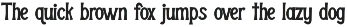 Sanderson Display Font preview