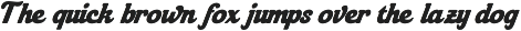 SFC Sway font preview