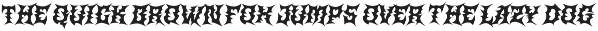 Drivioz - Black Metal Game Font preview