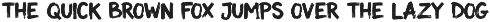Damoria Brush Graffiti Font preview