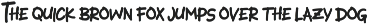 VT Baykonur - Markers Font preview