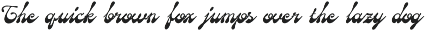 SFC Missane - Elegant Bold Script font preview