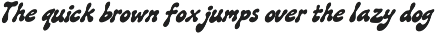 LIQUID JELLY playful display font preview