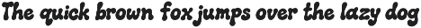 LIQUID JELLY playful display font preview