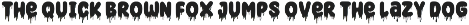 Dripping Bloody Font preview