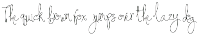 The Cecily Show Signature Font preview
