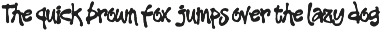 Shaden an Inkbleed Handwritting Font preview