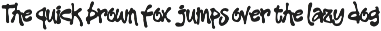 Shaden an Inkbleed Handwritting Font font preview